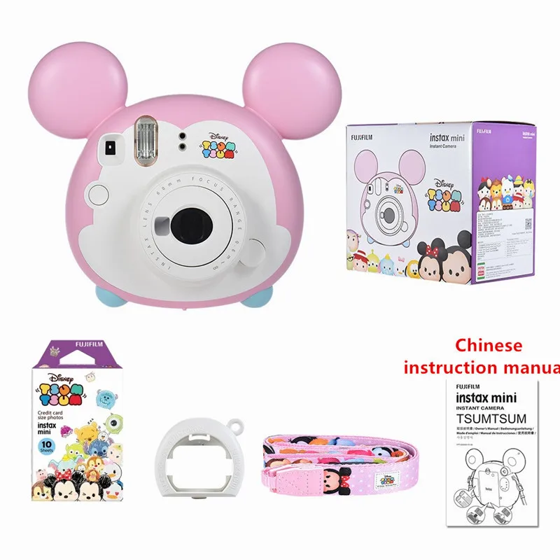Оригинальная камера Fuji милая розовая Fujifilm Instax mini TSUM мгновенная пленочная печать