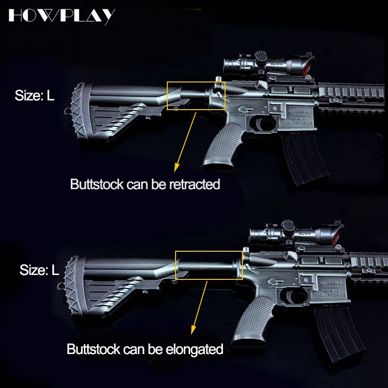 Howplay M416 винтовки металлические пистолет брелок pubg игрушечный снайперская