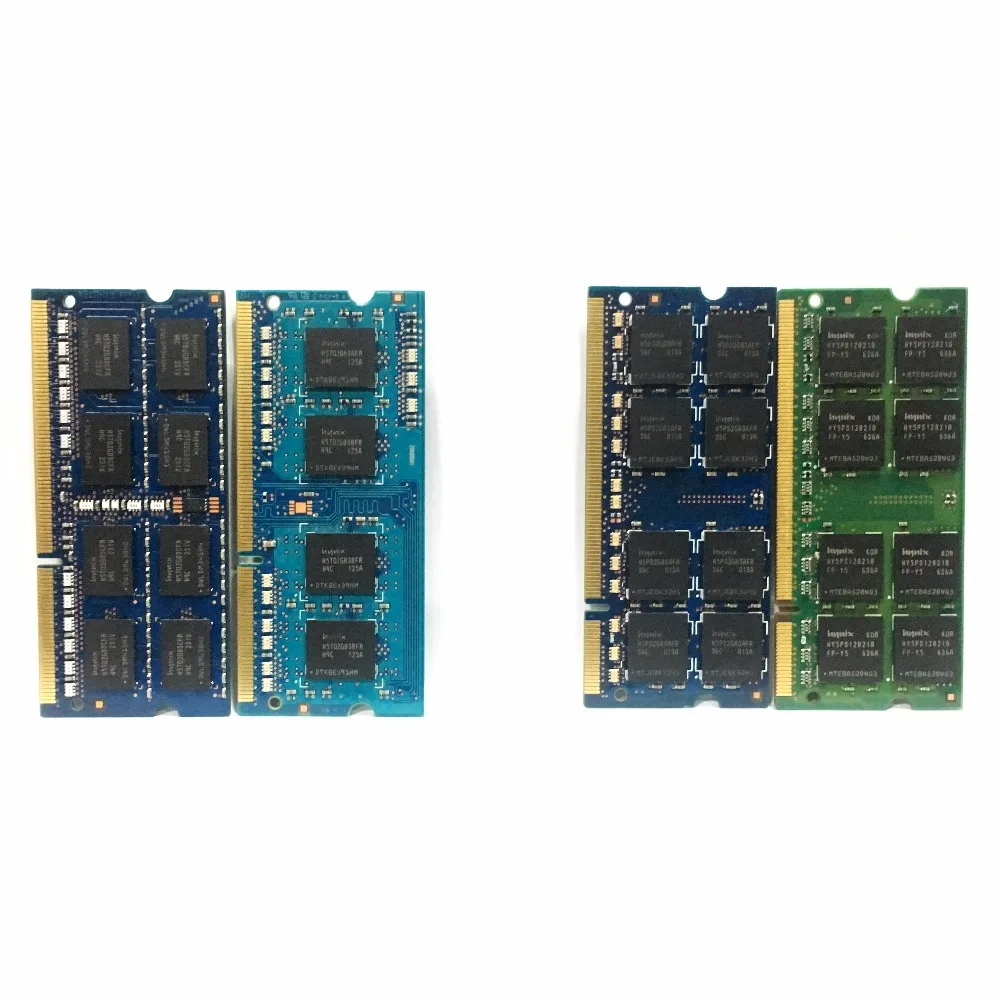 Hynix Чипсет 1 Гб 2 Гб 4 ГБ 8 ГБ PC2 PC3 DDR2 DDR3 667 МГц 800 1066 МГц 1333 1600 МГц модуль памяти лэптоп ноутбук память Оперативная память