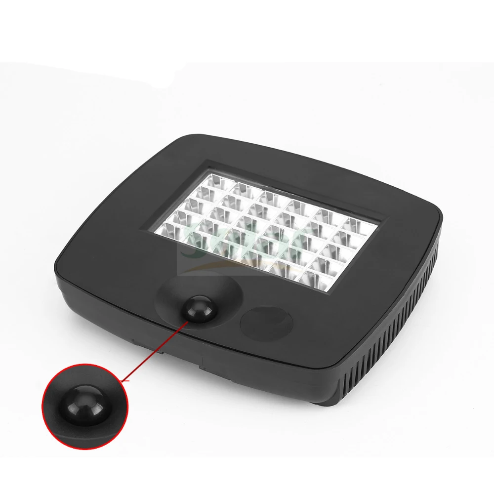 200 лм Солнечный садовый светильник 30 светодиодов датчик движения на солнечной