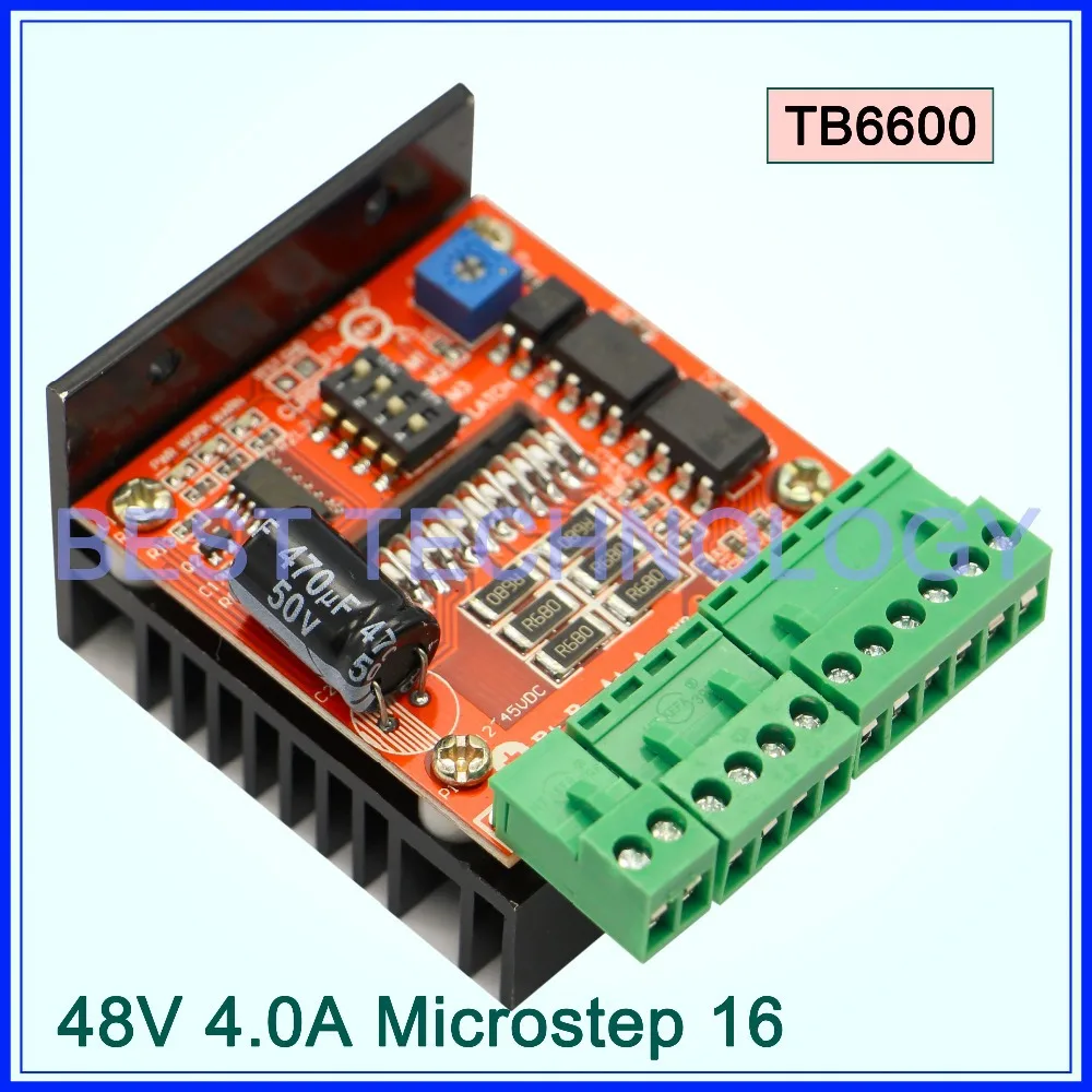 Плата шагового двигателя TB6560AHQ чип TB6600 Шаговый двигатель одноосевой контроллер с