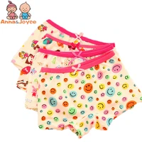 3pcslot fashion new high quality baby girls underwear 100 cotton panties for girls kids boxer underwear