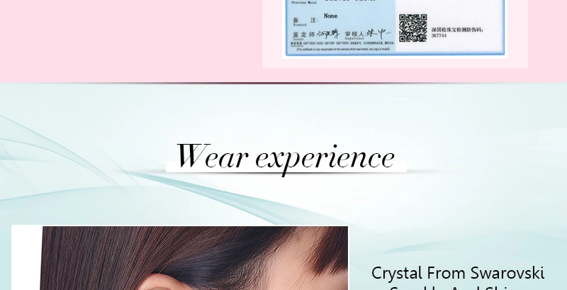 925 пробы Серебряные серьги сердце кристалл от Swarovski для Для женщин милый романтический серьги-подвески с крючком блестящие свадебные Юбилей