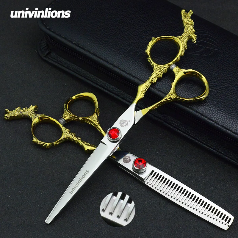 6 &quotДракон Япония Парикмахерские ножницы филировочные Профессиональные