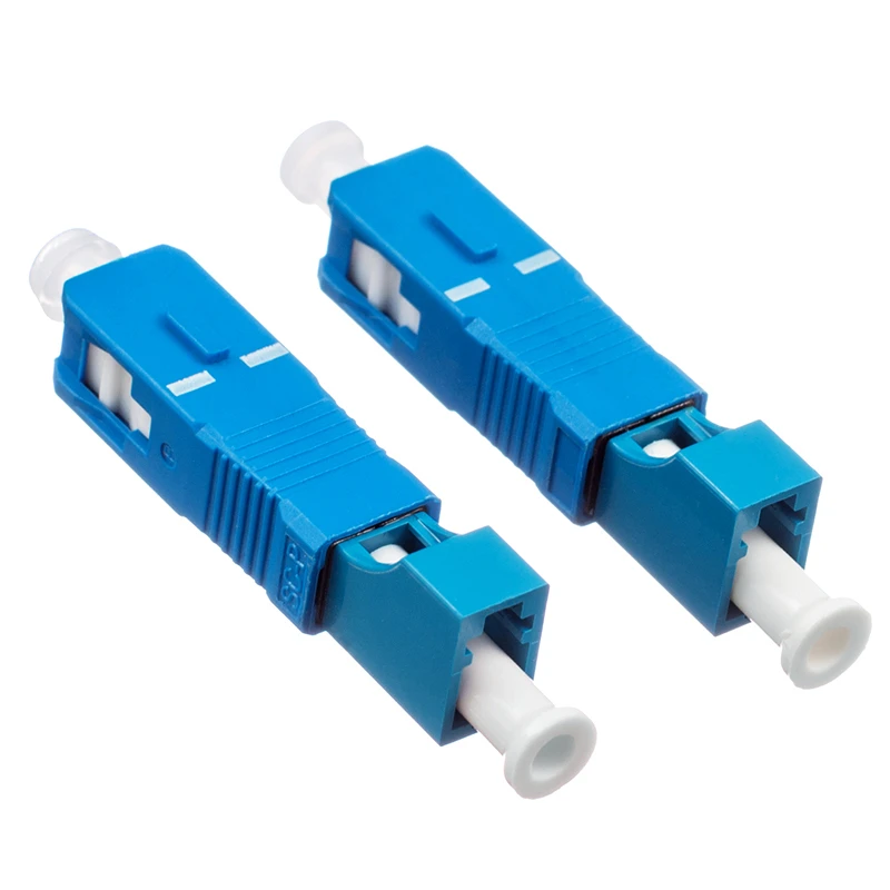 

SC Male to LC Female Fiber Optic Adapter SC-LC Hybrid Optical Adaptor