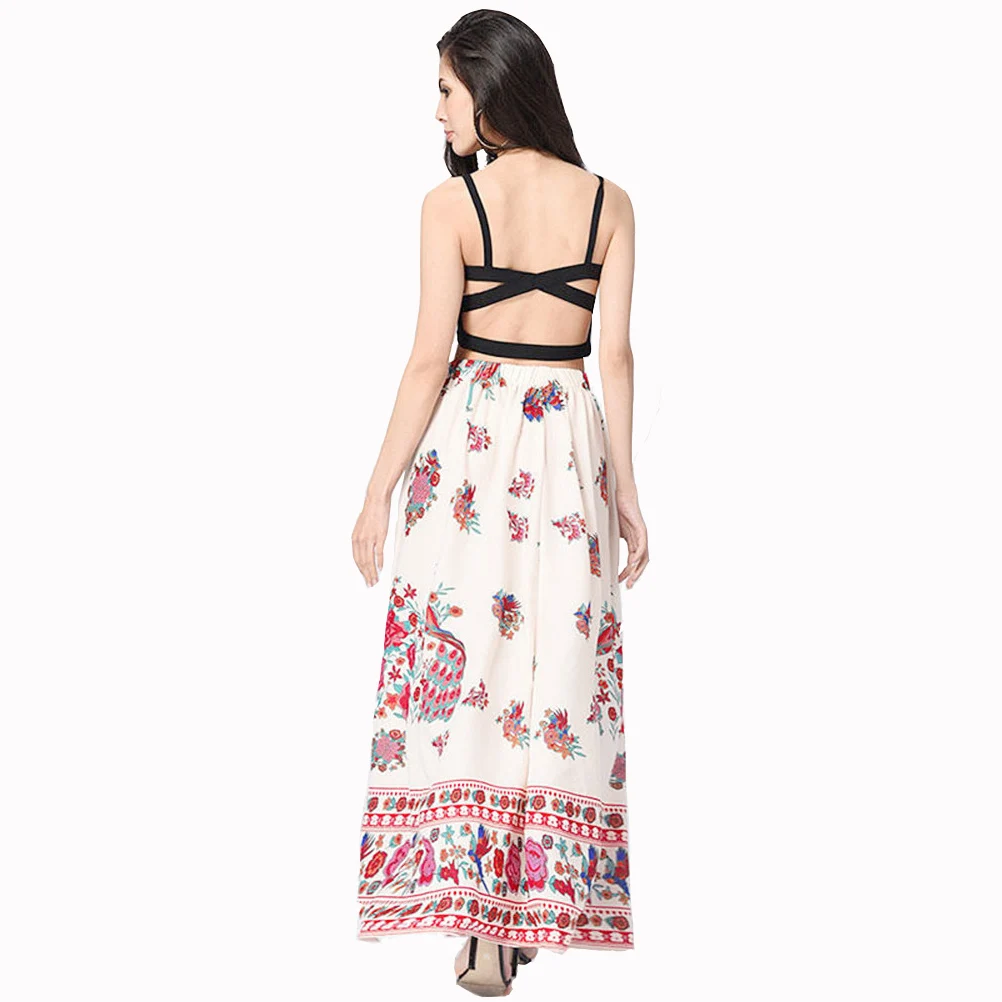 Женские сексуальные юбки חצsummer Summer rorokken jupe femme Boho макси с цветочным принтом