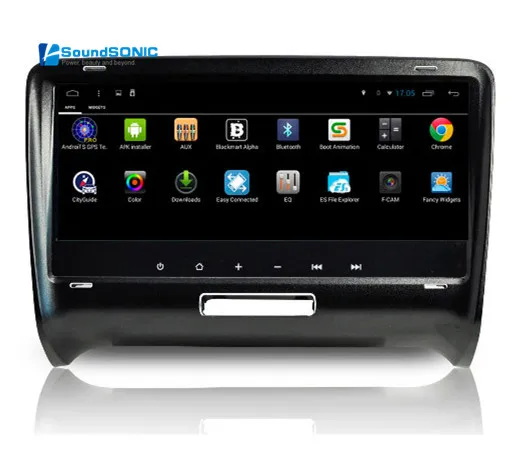 8,8 дюймов полный Сенсорный экран Android 6,0 Автомобильный DVD gps специально для Audi TT MK2 2006- с поддержкой Wi-Fi 1024*600 HD Экран