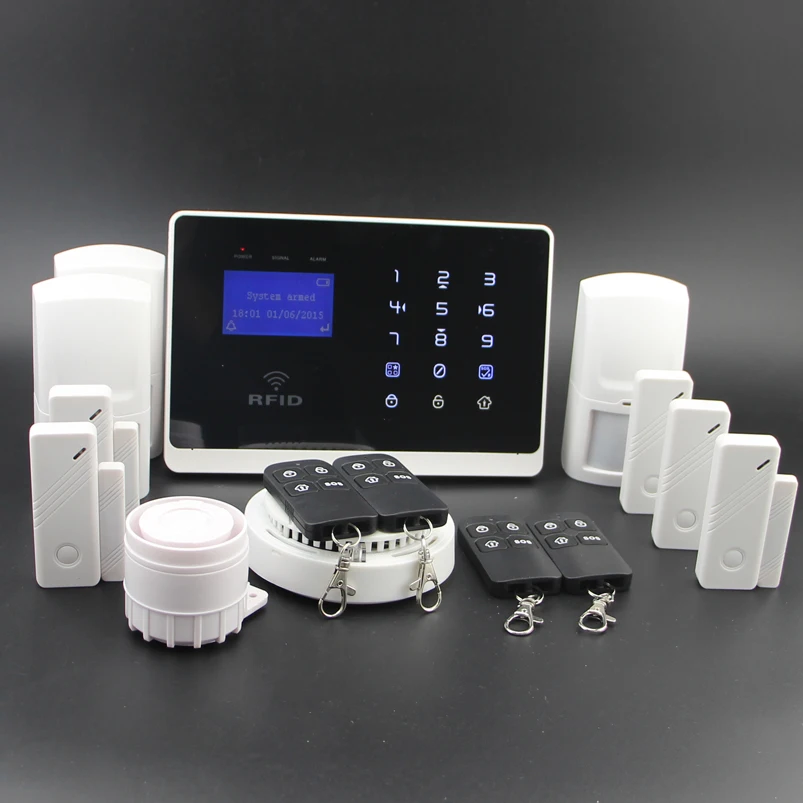 Поддержка приложений Android GSM система охранной сигнализации дистанционное