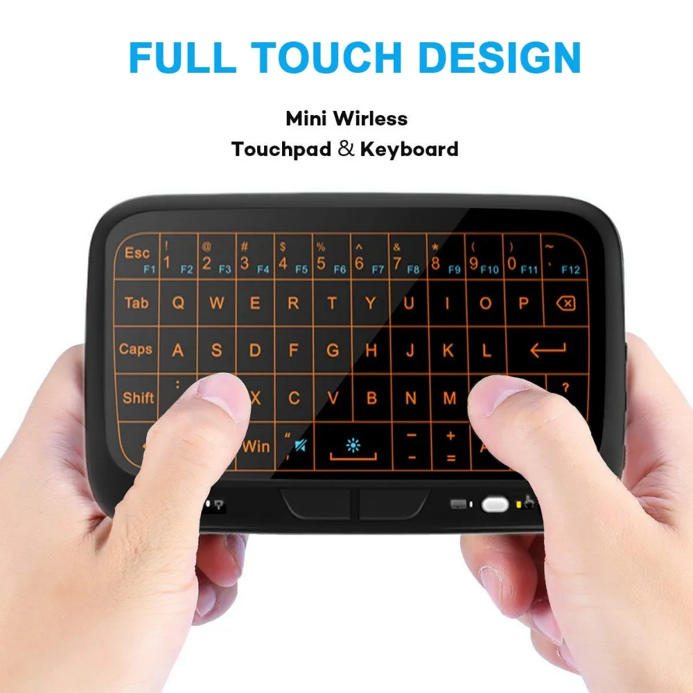 Беспроводная мини клавиатура QWERTY с сенсорным экраном 2 4 ГГц|sticker keyboard|transparent keyboard