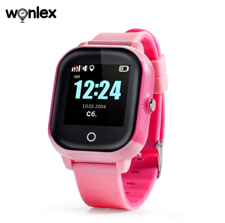 GW700S-Pink Wonlex GW700S водонепроницаемый IP67 Детские умные gps часы с gps/LBS/WiFi камерой SOS телефон вызова дети слежения часы для Android iSO - Цвет: GW700S-Pink