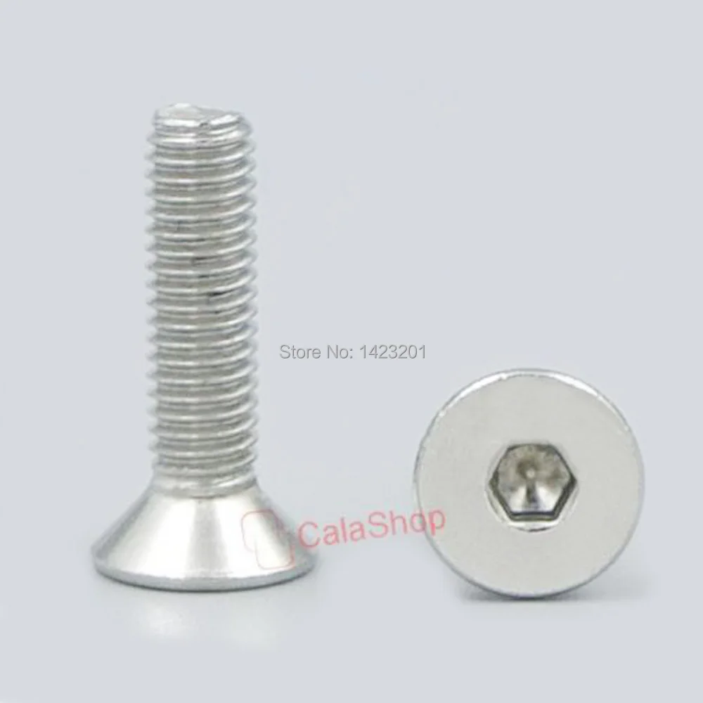 Плоские винты с шестигранной головкой 50 шт./лот M5 метрические болты из