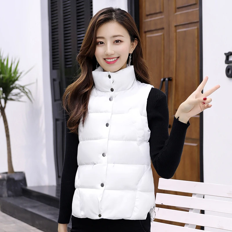 Желтый женский хлопковый жилет новинка 2019 Тонкий Модный без рукавов