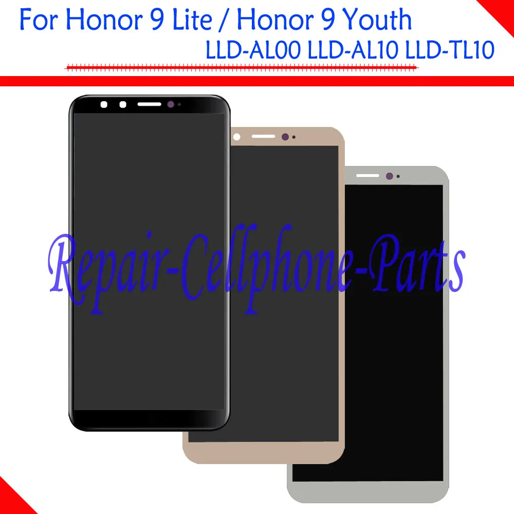 5 65 дюймов для Huawei Honor 9 молодежное Полный ЖК-дисплей + сенсорный экран дигитайзер в