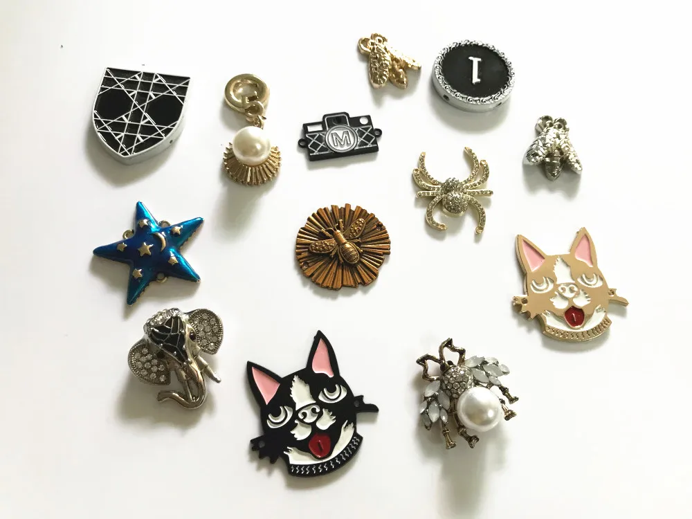 new animal metal hand sew buttons flat for cloth skirt shoes hats DIY accessory 10 pieces a lot | Дом и сад