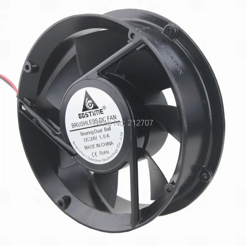 Gdstime DC 24V 170 мм двойной шариковый подшипник металлический инвертор Бесщеточный