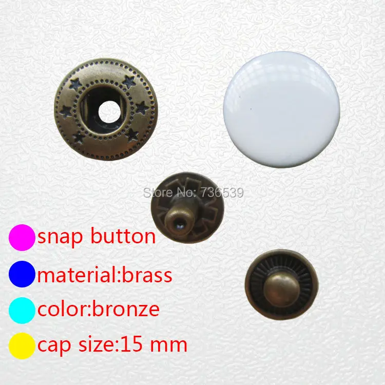 Бесплатная доставка 100 комплектов + инструменты для установки 15 мм #831