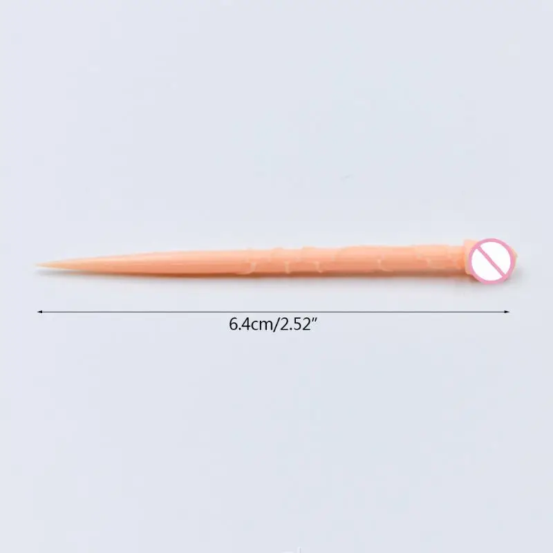 20 шт./компл. Забавный пенис зубочистка трюк милые пластиковые фрукты девичник