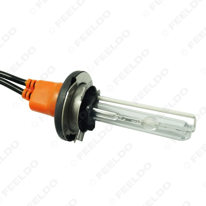 FEELDO 4 пары H15 12V 35W Ксеноновые лампы для замены автомобиля HID фары Singel 6000K белый # FD