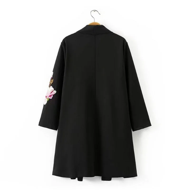 Куртка с вышивкой в стиле бохо шикарная одежда хиппи женские куртки-бомберы