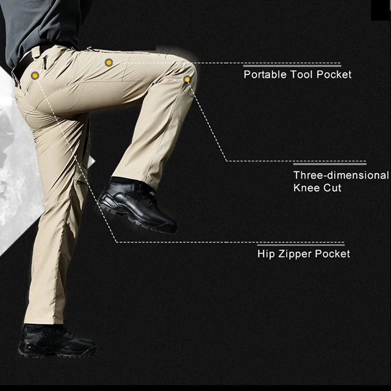 CQB Outdoor Sports Tactical Military Men's Hiking Pants Trekking Trousers Multi Pocket Overalls for Training | Спорт и