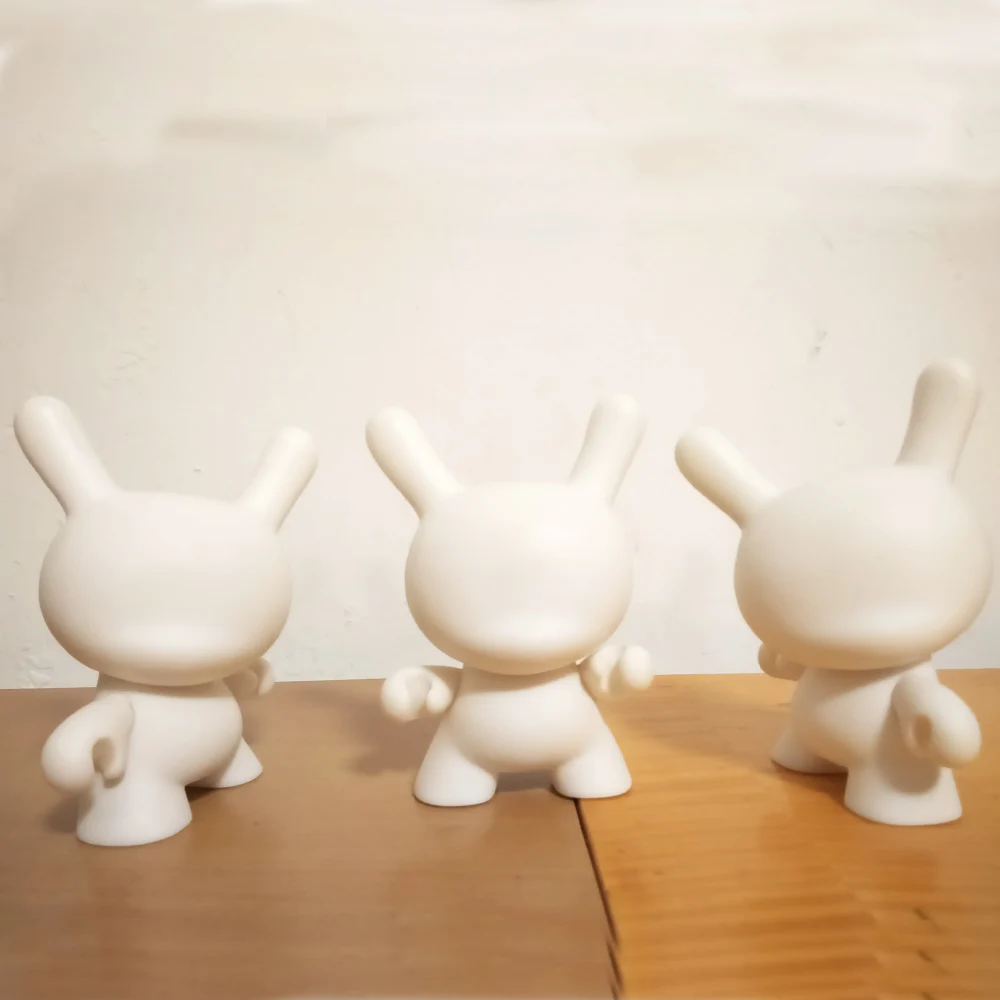 Оптовая продажа 5 шт./компл. 4 дюймовый Kidrobot Dunny сделай сам краска фигурка белый