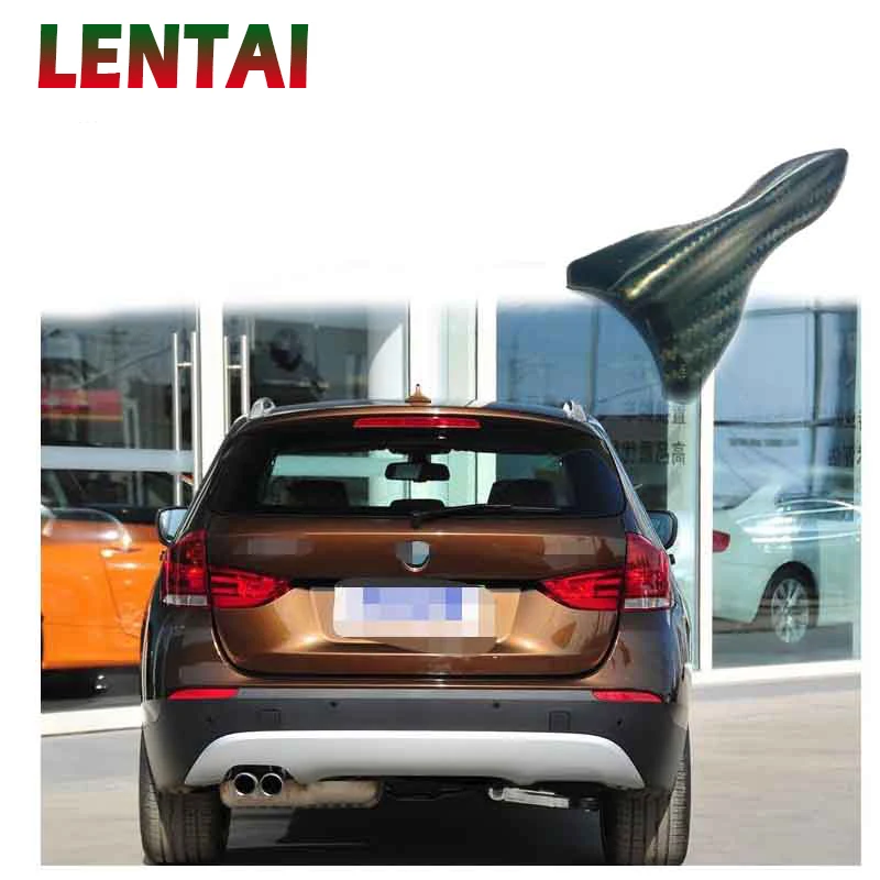 LENTAI Универсальный Автомобильный углеродного волокна плавник акулы на крыше