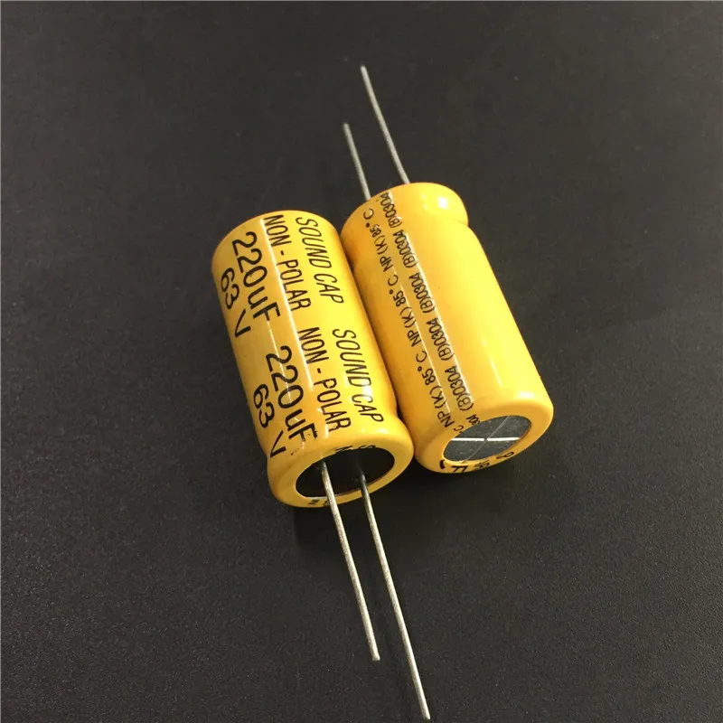 5 шт. 220 мкФ 63V звуковая крышка NP 16x30 мм 63V220uF биполярная алюминиевая