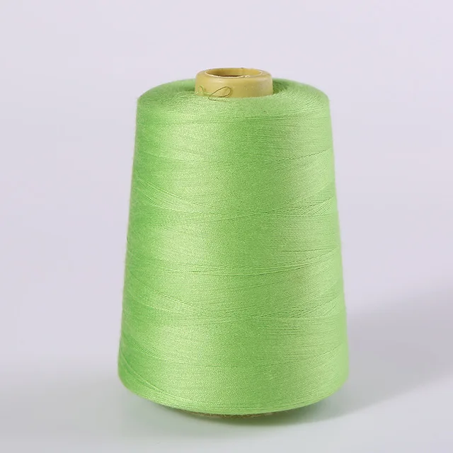 light green N 8000 ярдов оранжевая Промышленная швейная машина-оверлок полиэфирная нить швейная линия 19 цветов - Цвет: light green