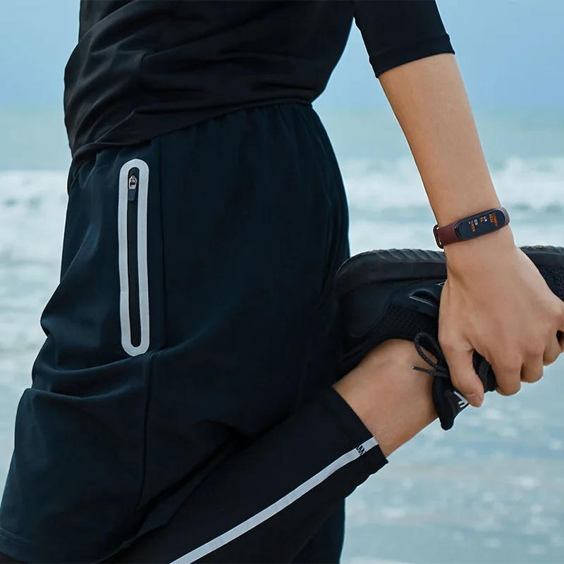 Xiaomi Mi Band 4 новейший браслет пульсометр фитнес 135 мАч цветной экран Bluetooth 5,0 Смарт часы