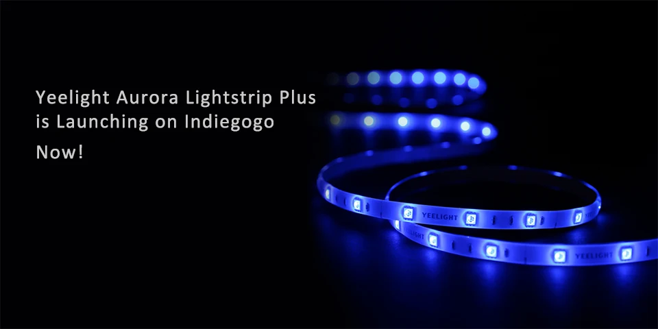 Умный светильник Xiaomi Yeelight RGB, Умный домашний телефон, приложение, Wi-Fi светильник, яркий светодиодный светильник 2 м, 16 миллионов, 60 светодиодный