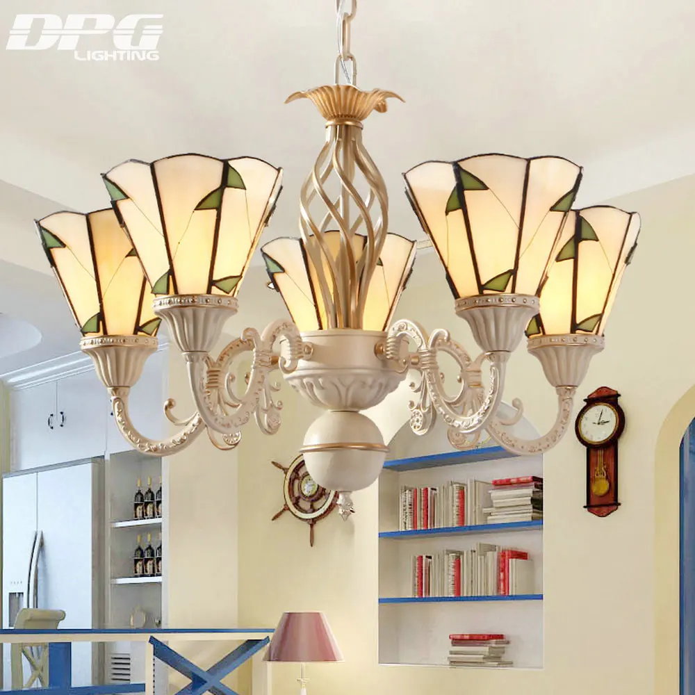 Современное цветное стекло флеш подвесные люстры Tiffanylamp винтажная лампа