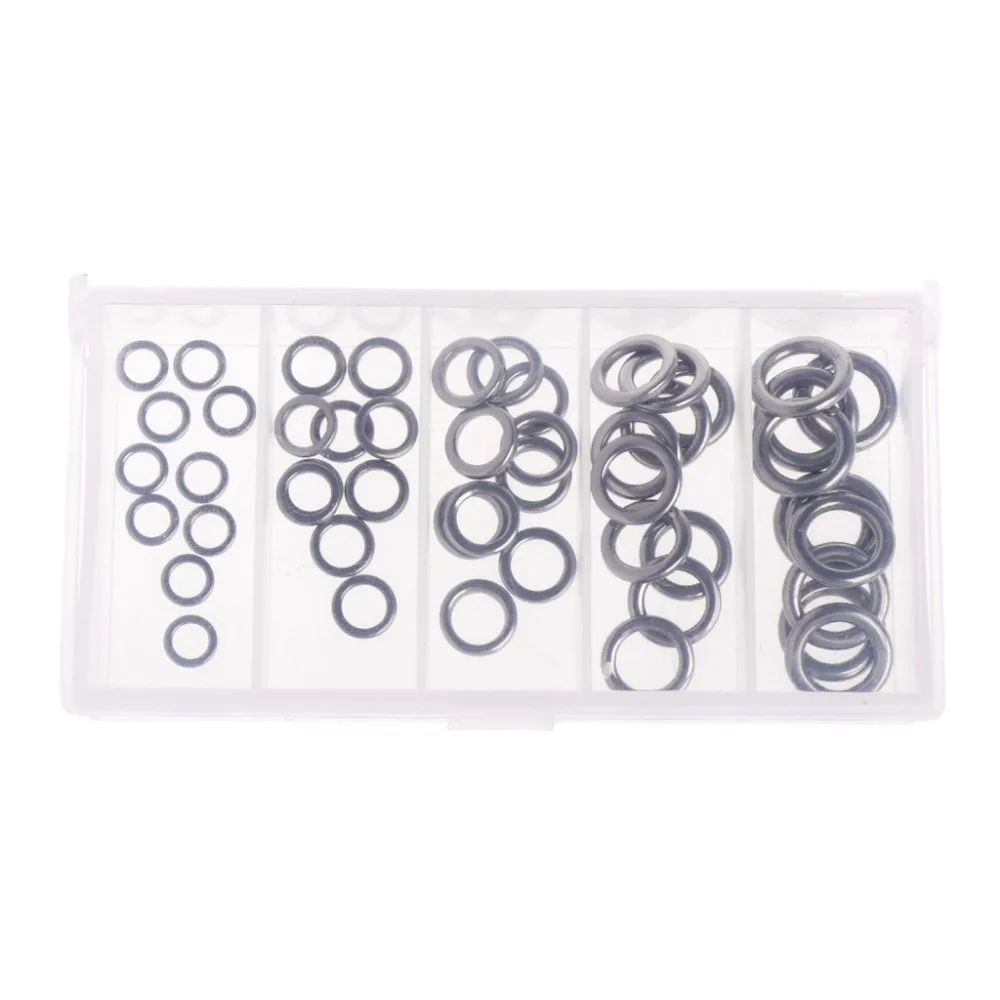 50 шт твердые кольца из нержавеющей стали рыболовные приманки свинцовые