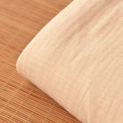Художественный натуральный цвет мягкий двухслойный пенопласт crinkle одежда из натурального хлопка