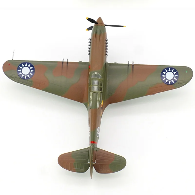 Предварительно построенный коллекционный самолет 1/72 Curtiss P-40 Warhawk Второй мировой войны истребитель Tomahawk летающий тигр готовая пластиковая модель