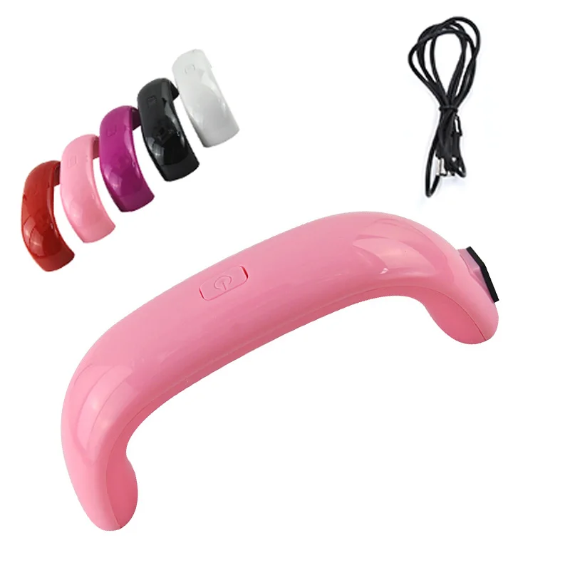 Светодиодная УФ-лампа Kaizm 9W Mini USB для сушки ногтей Радужная лампа гель-лака