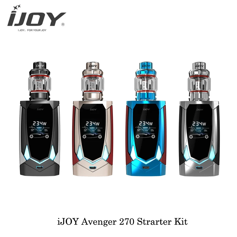 Sigaretta Elettronica оригинальный Ijoy Мститель комплект управления видео TC 230 Вт PD270 мод Vape