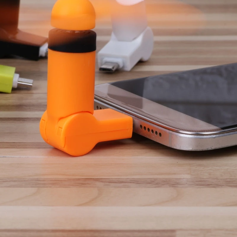 Вращающийся Micro USB вентилятор охлаждения для Samsung Xiaomi Huawei Android