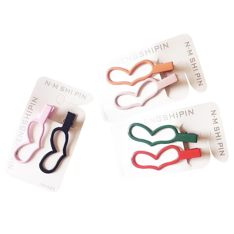 love mix color Милые для маленьких девочек кролик Корона Дизайн Мультфильм шпилька принцесса заколки для волос аксессуары - Цвет: love mix color