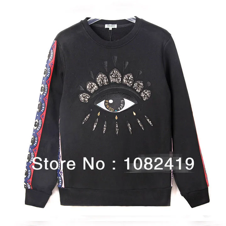 Gold embroidery winter coat big eyes thickened cashmere fashion paragraph sweater | Женская одежда