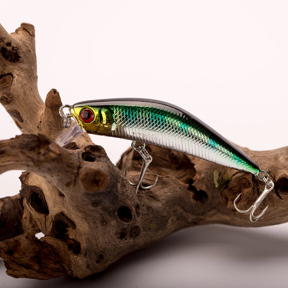 

1Pcs 60mm 4.5g Mini Minnow Fishing Slow Sinking Minnow Fishing Lure Hard Lure Artificial Plastic Wobble Lure