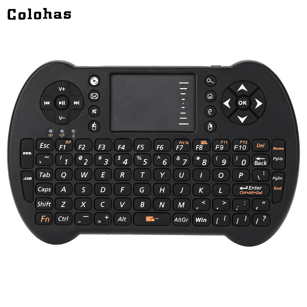 Беспроводная клавиатура QWERTY Mini 2 4 ГГц воздушная мышь комбо | Отзывы и видеообзор