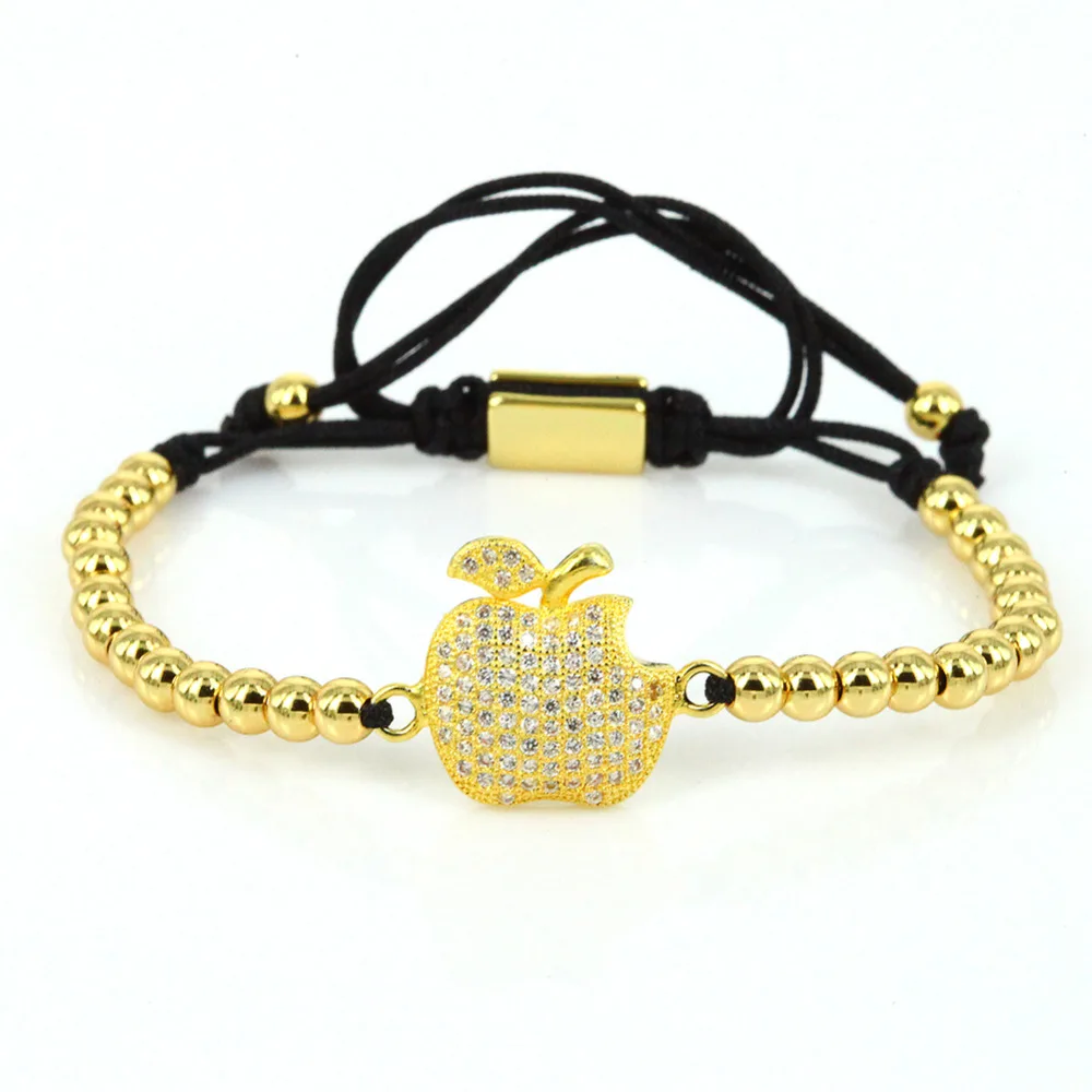 Браслет Шарм с фианитами 4 мм круглыми бусинами|bracelets for|braided braceletcharm bracelet |