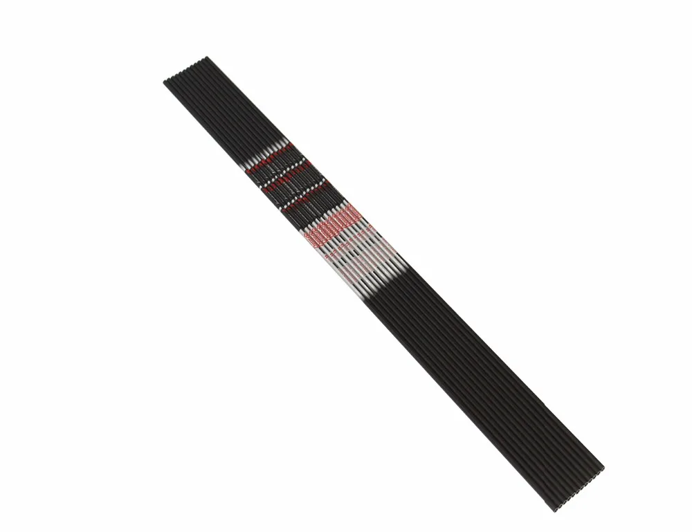 

12pcs carbon arrow shaft spine350 ID4.2mm OD6.28mm 30" for Recurve bow shooting hunting