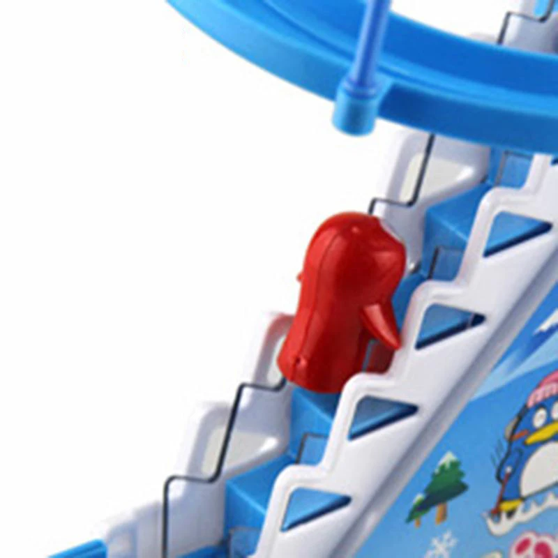 Gift Climbing Stairs Toys Puzzle Penguin Slide Electric Railcar with Music Safety Cute Cartoon Light for Kids Game | Игрушки и хобби