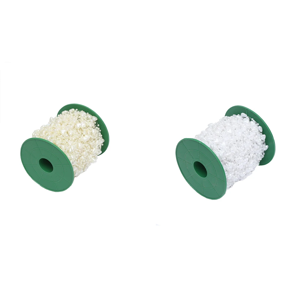 Вечерние лески для рыбалки сердце жемчуг DIY бусины цепочка имитация Свадебные