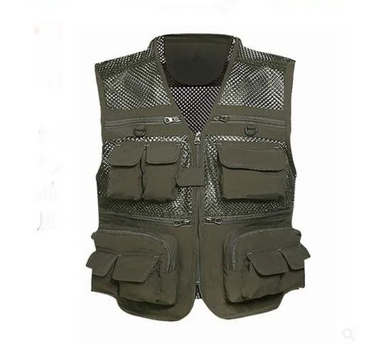 L/4Xl Mens Spring And Autumn Casual Large Size Multi-Color Vest Coats Mesh Patchwork Summer Leisure Male Waistcoats Vests K337 | Мужская