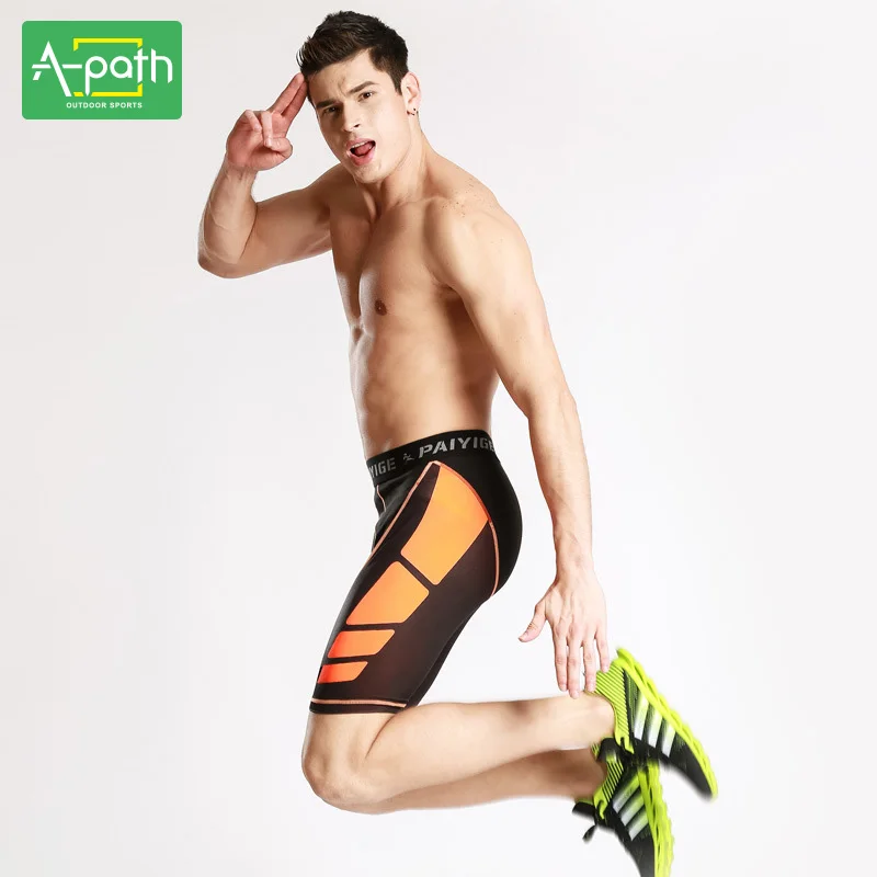 2017 новые летние быстросохнущие мужские беговые лосины для фитнеса спортивные