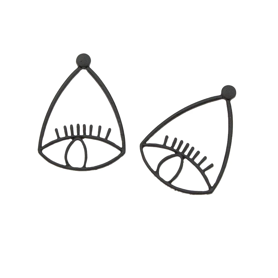 GEREIT Exaggerated Punk Jewelry Gold Silver Black Chunky Big Eye Stud Earrings For Women Statement Funny Brincos | Украшения и