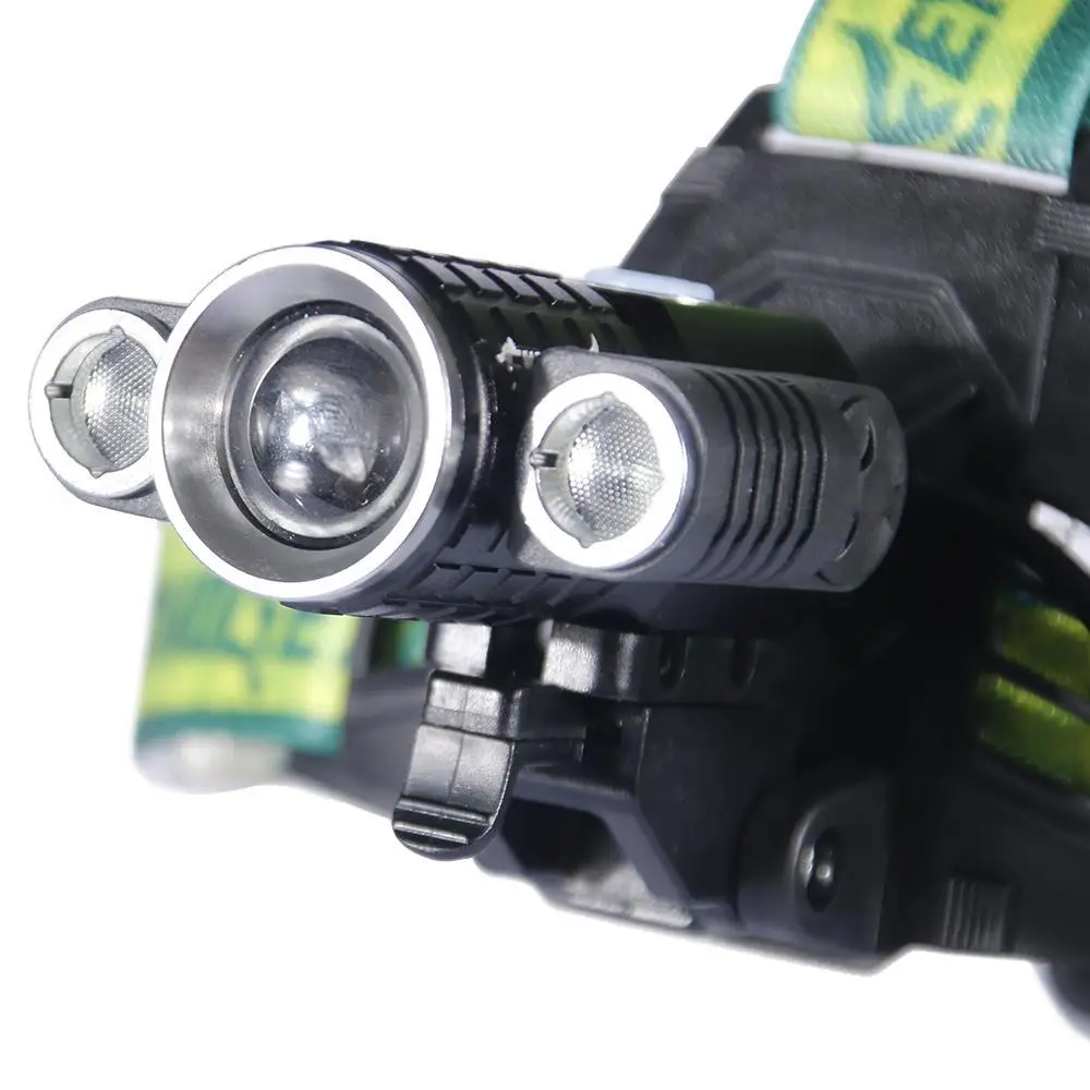 

35000LM 3 LED USB Headlamp Zoomable 4 Modes Cycling Flashlight Torch