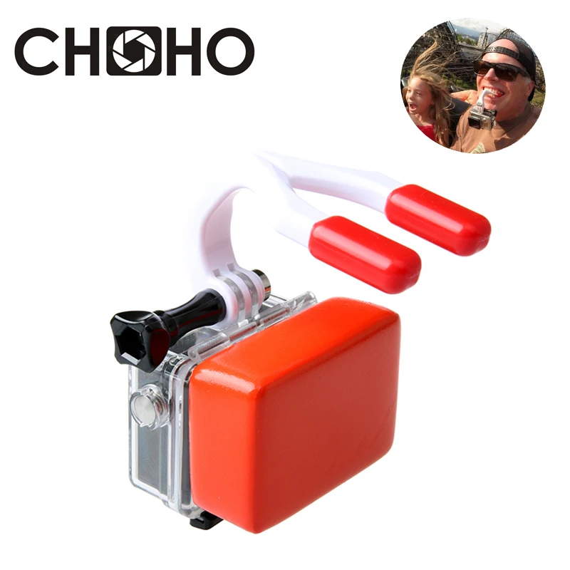 Фото Surfing Set Dummy Bite Mouth tooth Mount Surf For GO PRO 8 9 10 Session SJCAM SJ4000 SJ5000 Eken H9 XiaoYi 4K Lite Accessories №1
